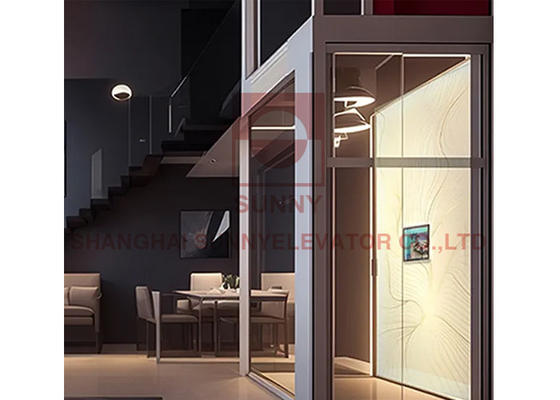 3 - 10m Lifting Height 400kg Load Home Villa Elevator Small Customized Residential Elevator Lift