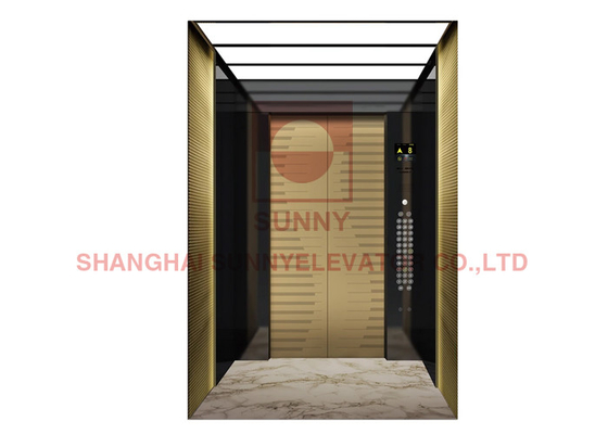 1000KG 13 Persons Hotel Office Building Elevator Lift With Standard Design Passenger Elevator