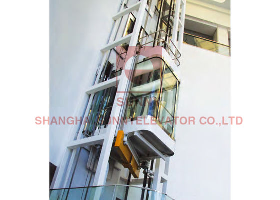1600kg Sightseeing Panoramic Elevator With Deceleration Device