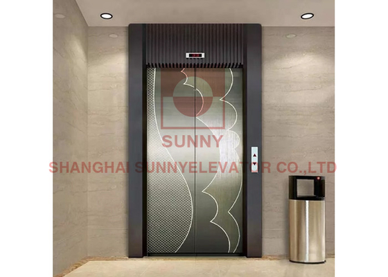 VVVF Elevator Control System SUS304 Stainless Steel Residential Elevator For Home