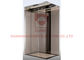 Stainless Steel Mirror Etching Geared Machine Room Less Elevator Traction Elevator