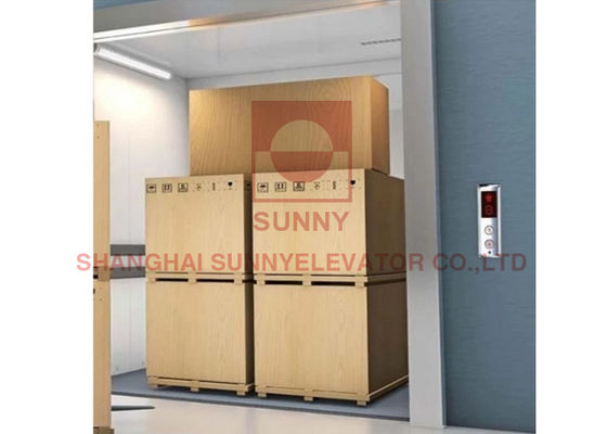 VVVF Drive Freight Elevator with 1000kg Load Capacity and Side Door Design