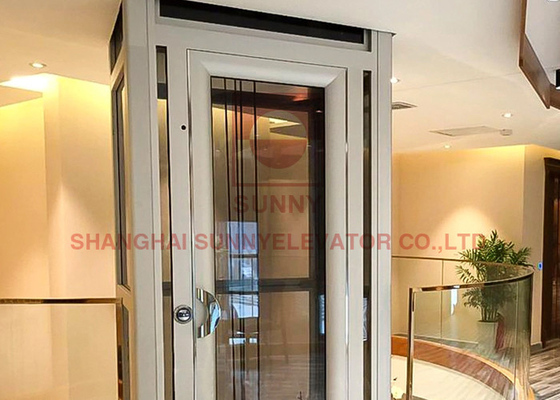 Villa Residential Passenger Elevator Stainless Steel Private Home Elevator