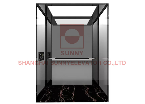 Outdoor Passenger Elevator Lift Luxury Villa Marble Steel PVC Stainless Monarch House Graphic