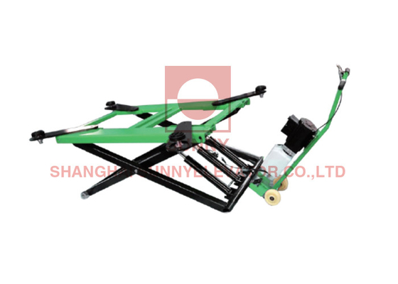 Portable Movable Scissor Lift With Power Unit Cart Pull Handle