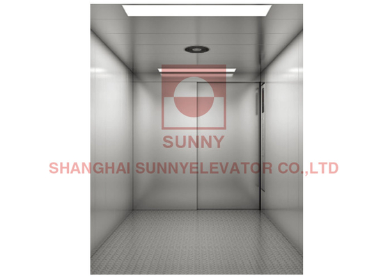 Big Capacity 4panel Center Opening Freight Cargo Goods Lift Elevator For Shopping Mall