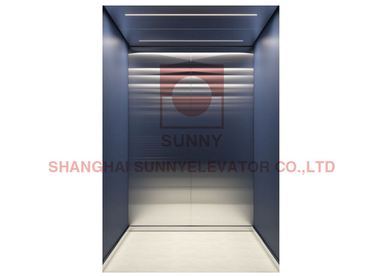 4000kg Compact Stainless steel Passenger Elevator Improved People Flow