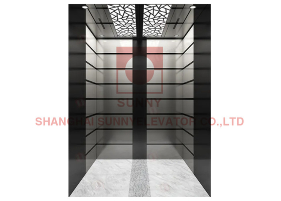 Stainless Steel 6 Person Passenger Elevator Lift 0.4m/s Energy Efficiency