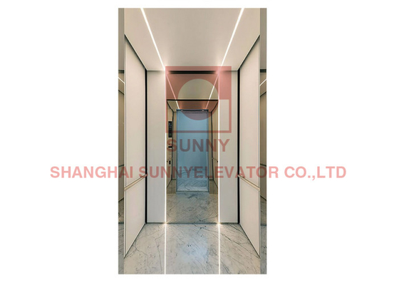 CE ISO 1600kg Luxury MRL Passenger Elevator Lift With Deceleration Device