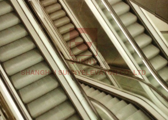 35 Degree VVVF Drive Type Indoor Passenger Escalator Stainless Steel Handrail