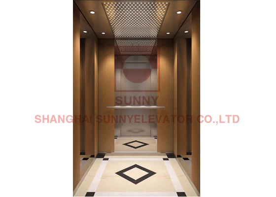 Highly Secure Infrared Light Curtain System Home Lift Standard Elevator With Machine Room