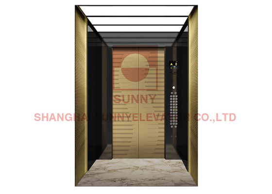 1000KG 13 Persons Hotel Office Building Elevator Lift With Standard Design Passenger Elevator