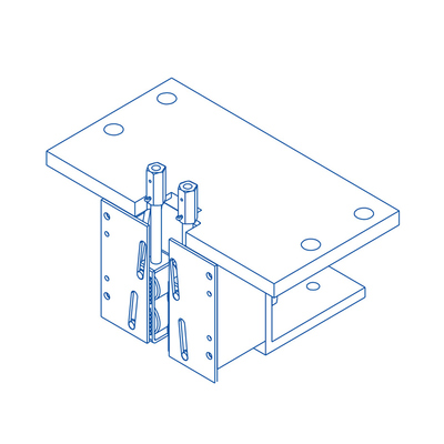 Instantaneous Safety Gear for Elevators with ≤12000Kg P+Q Capacity ≤0.63M/S Rated Speed and 15.88/16/19mm Rail Width