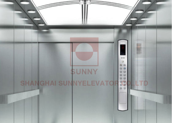 Low Noise 1600kg Load Hospital Elevator with VVVF Control System for Safe Patient Transport