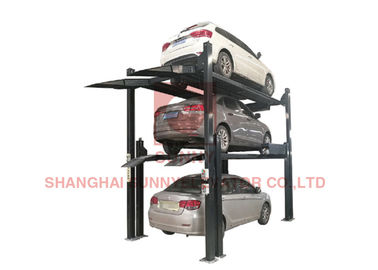 Special Four Post Auto Parking Lift With Elevator Vehicle Garage Equipment