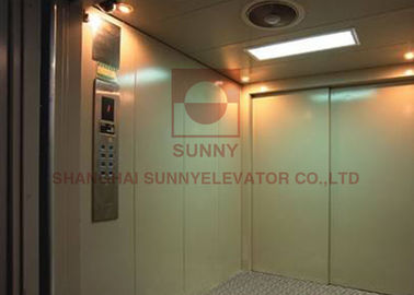 Sunny Freight Lift Elevator 2000kg Load Stainless Steel 304 Material