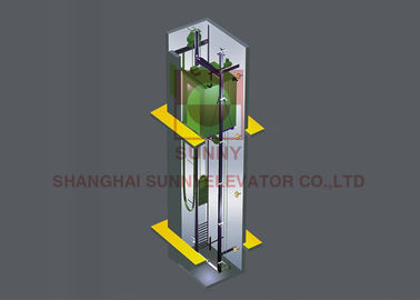 1.0 - 2.5m/S Speed Machine Roomless Elevator 1000kg Passenger Elevator Lift