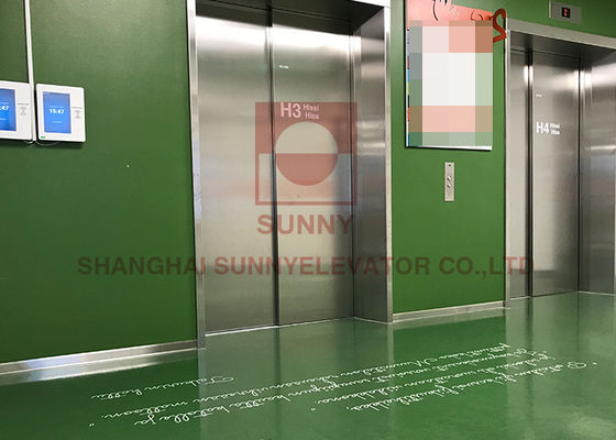 1600kg Load ISO9001 Certified Hospital Elevator with Side Opening Entrance for Medical Use