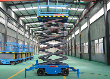 2300kg Load Aerial Work Hand Push Mobile Scissor Lifts Remove Control