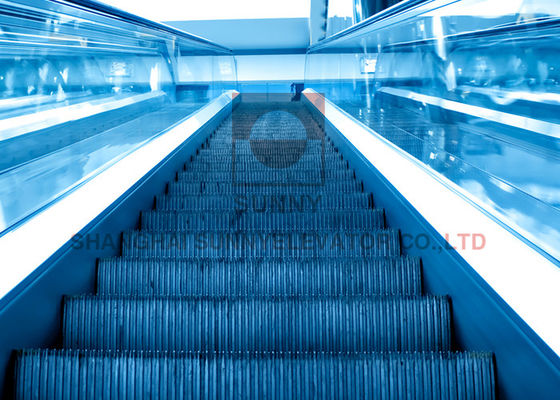 2/3 Flat Steps 30° Slope 0.5m/S Shopping Mall Escalator With 600mm Step Width