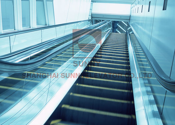 Shopping Center 3/4 Flat Steps 0.5m/S Passenger Escalator Indoor Escalator