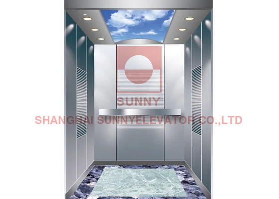 1600kg CE Approved Vvvf Machine Room Passenger Lift Elevator for office building