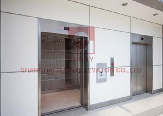800kg 1.0m/S Stainless Steel Passenger Elevator With Machine Room Elevator