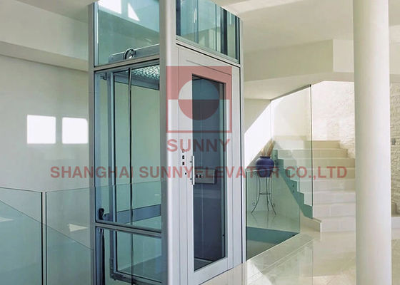 400kg Delicate Residential Panoramic Home Lift Villa Elevator