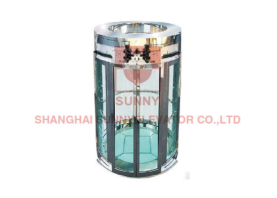 3C Sightseeing Stainless Steel Good 1000kg Panoramic Elevator For Building