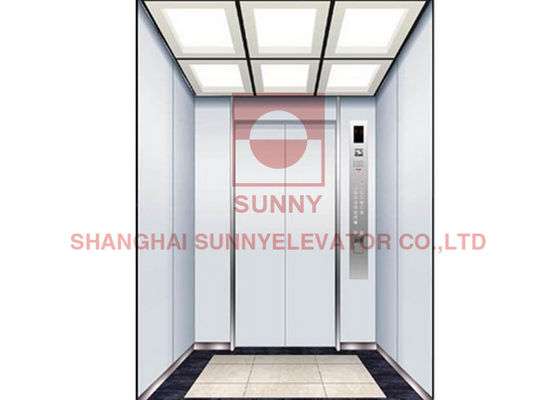 Light Curtain 1200×1000MM MRL Stainless Steel Passenger Elevator