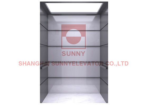 Load 450kg PVC Floor VVVF Hydraulic MRL Gearless Elevator Lift