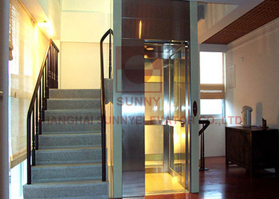 0.5m/S SS304 Private Modern Residential Elevators 400kg Capacity
