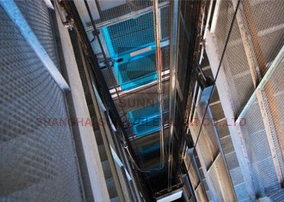 800kg VVVF Observation Glass Panoramic Elevator Center Opening Door