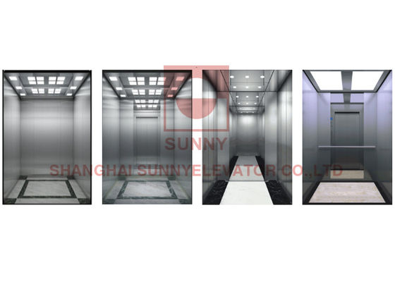 1.5m/S 1250kg 6 Passenger Elevator AC Drive With Traction Drive