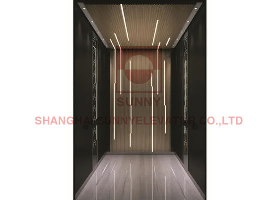 Luxury Cabin Mrl Passenger Elevator  400kg capacity For Shopping Mall