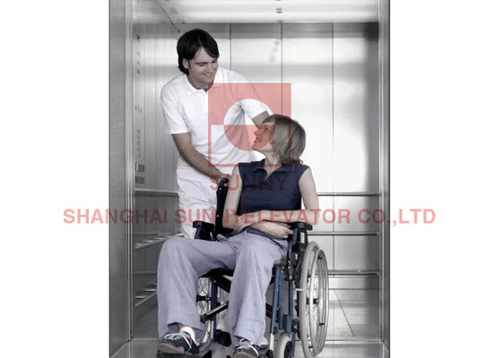 Intelligent Hospital Elevator with Permanent Magnet Synchronous Drive 1600kg Load and Low Noise