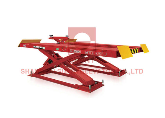 In Ground Mid Rise Auto Pulley Scissor Lift For Vehicle Maintenance