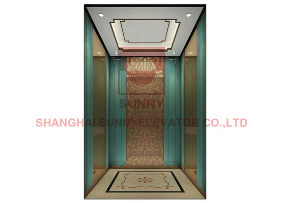 AC MRL Gearless Traction residential Passenger Elevator lifts Stable Functions