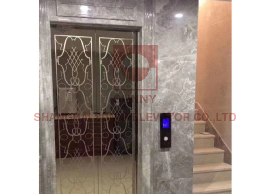 6m/S Mirror Household Residential Home Elevators Hydraulic Drive