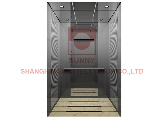 MRL AC Gearless Traction Passenger Elevator With Position Control System