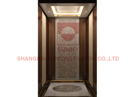 Hotel Small Residential Elevators With PVC Floor And Traction Drive