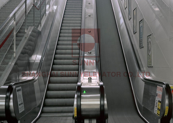 35 Angle Indoor Shopping Mall Escalator Walkway With Skirting Protection