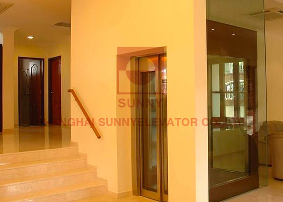 400kg Resident Pvc Floor Display Dot Matrix Small Villa Elevator Lift For Homes