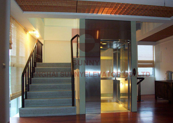 400kg  Stable Performance Small Villa MRL Home Elevator Lift