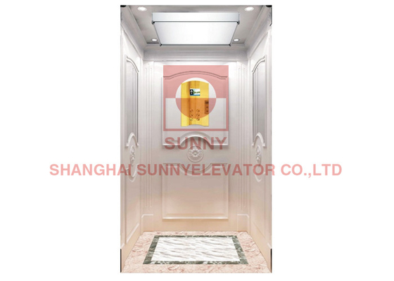 0.4m/S Stable Performance Small Villa Home Elevator Lift Stainless Steel Structure