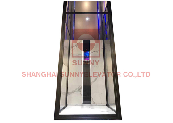 450kg Customized Panoramic Passenger Residential Home Elevator