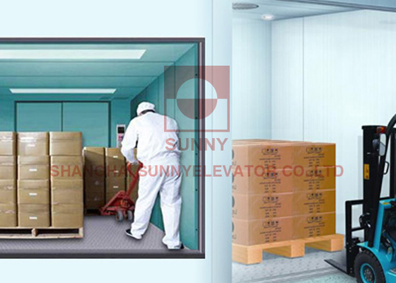 Large Load Capacity Freight Elevator Lift For Goods
