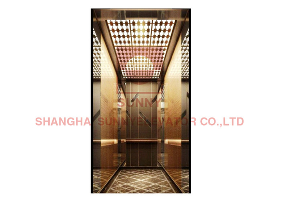 Villa Passenger Residential Home Elevators 0.4m/S VVVF For Center Opening Door