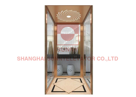 Villa Passenger Residential Home Elevators 0.4m/S VVVF For Center Opening Door