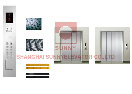 1150kg Load Capacity Freight Elevator with VVVF Inverter Driving System and Machine Room Design